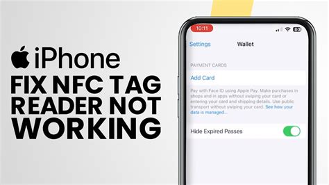 no support nfc tag|fix nfc not working on iphone.